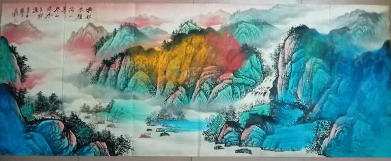 张大千《山水图》-嘉诚艺术