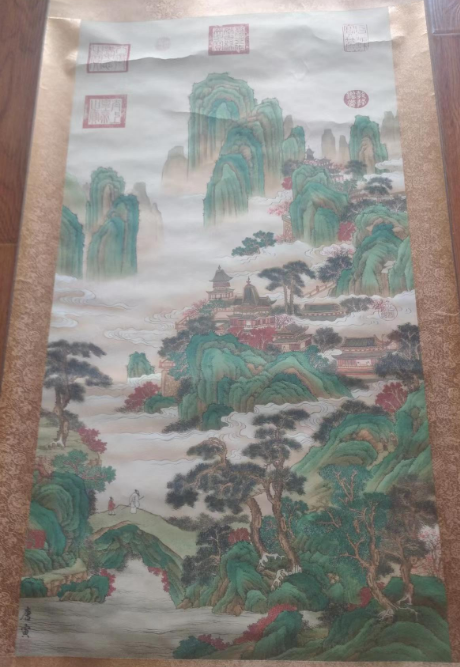 唐寅《人间仙境》-嘉诚艺术