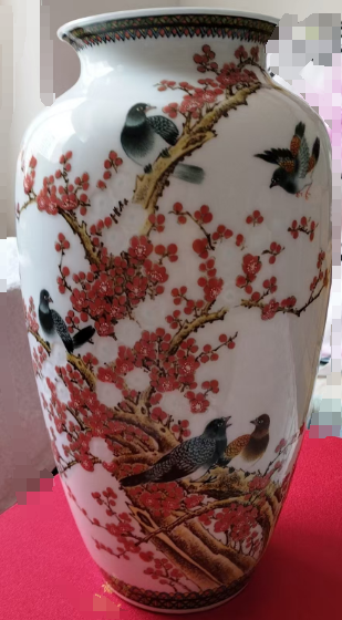 高维东《平安如意半刀泥玲珑瓶》-嘉诚艺术