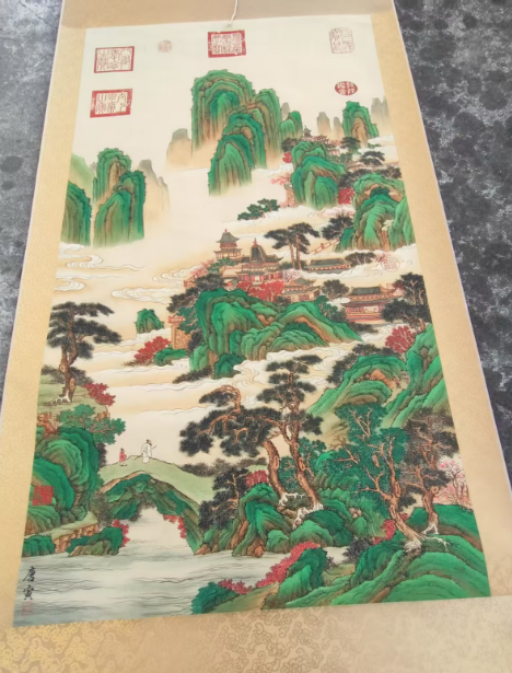 唐寅《人间仙境》-嘉诚艺术