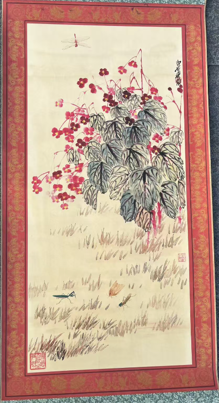 齐白石《花卉草虫》-嘉诚艺术