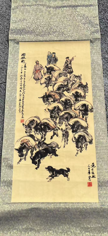 黄胄《踏歌行》-嘉诚艺术