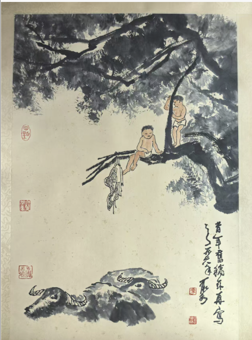 李可染《牧牛图》-嘉诚艺术