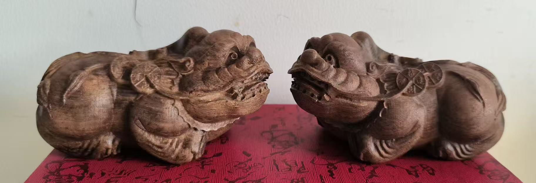 越南沉香《貔貅》一对-嘉诚艺术