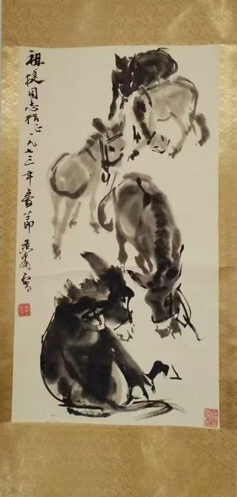 图片[1]-黄胄《群驴图》-嘉诚艺术