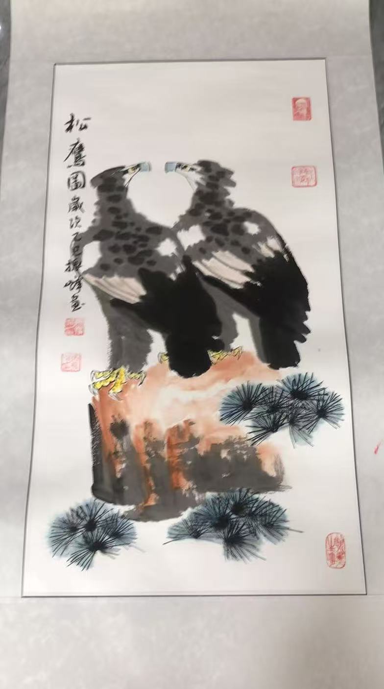 唐振峰《松鹰图》-嘉诚艺术