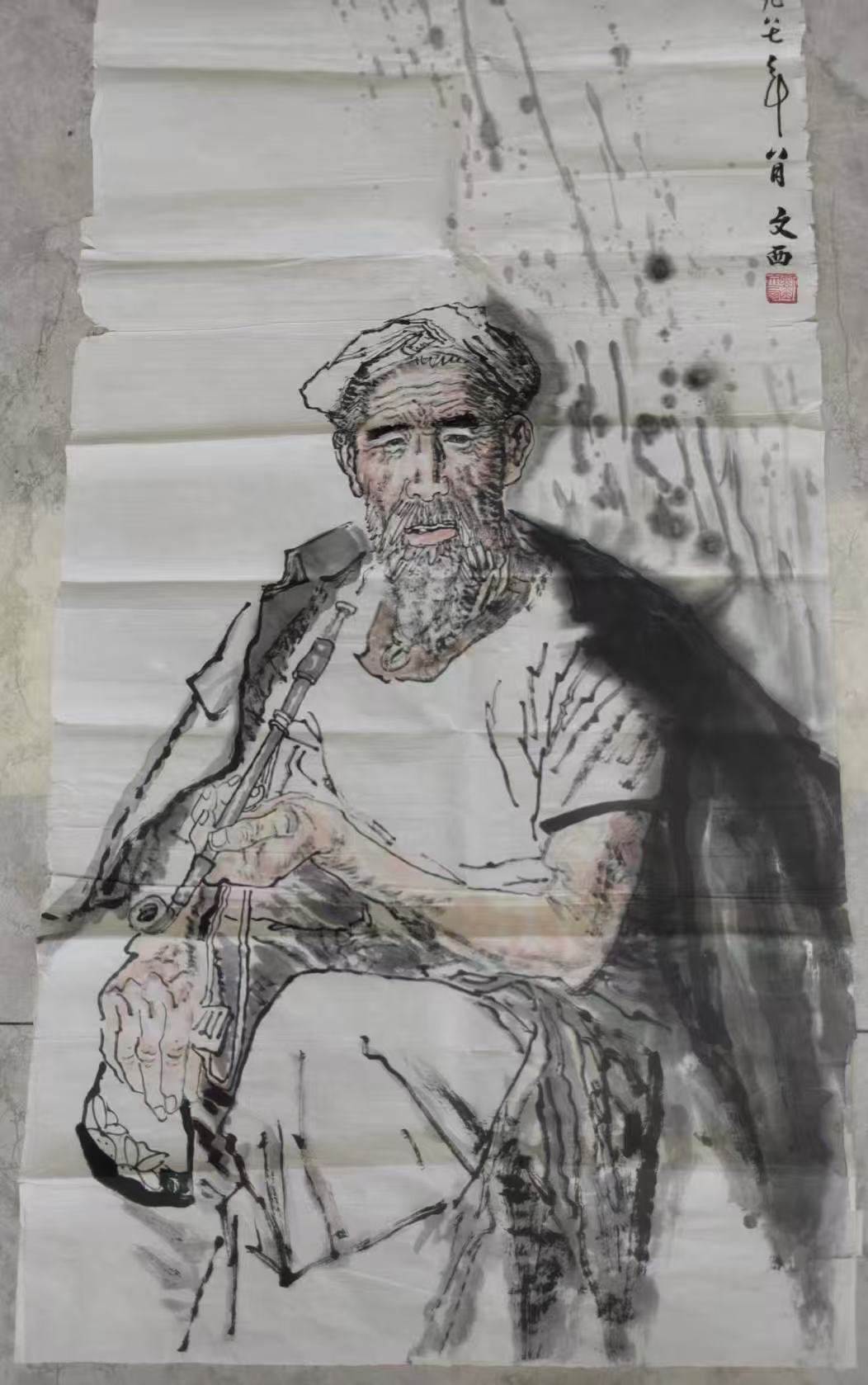 刘文西《人物画》-嘉诚艺术