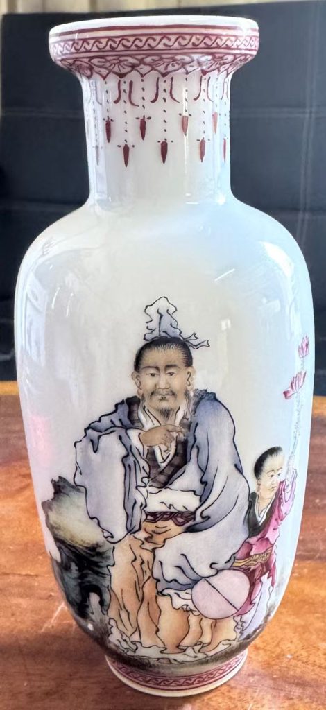 图片[1]-王大凡《人物粉彩瓶》-嘉诚艺术