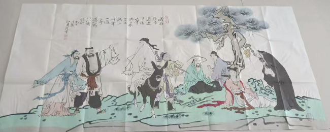 范曾《八仙过海》-嘉诚艺术