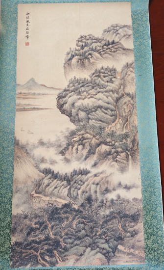 傅抱石《无限风光在险峰》-嘉诚艺术
