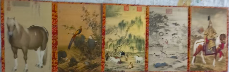郎世宁《经典画作》*5-嘉诚艺术