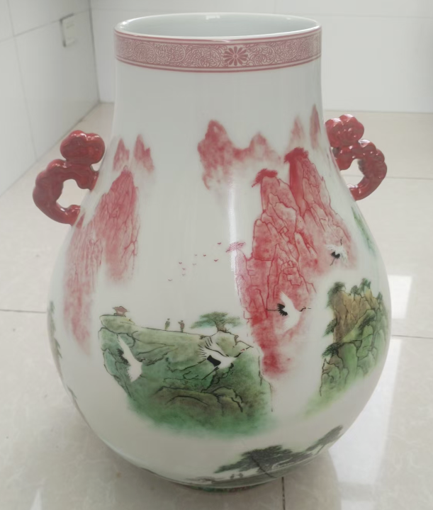 王锡良《千里江山福筒尊》-嘉诚艺术