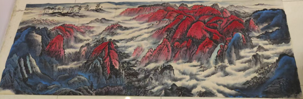 图片[1]-关山月《山水图》-嘉诚艺术