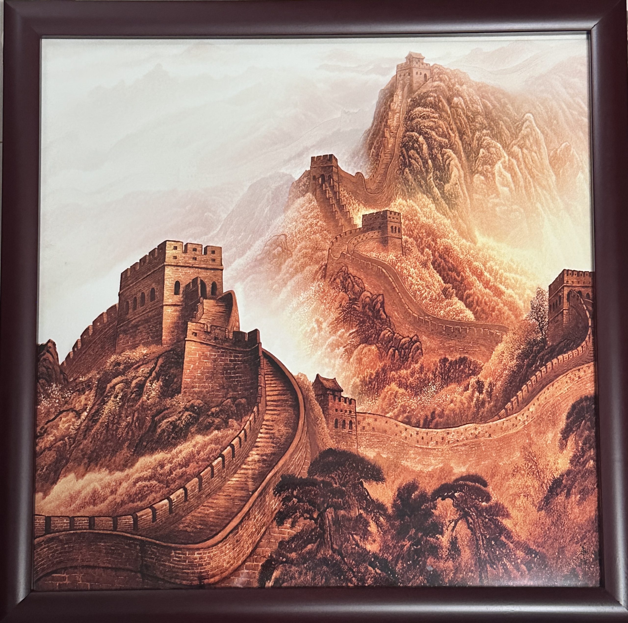 毕华锋《万里长城》瓷板画-嘉诚艺术