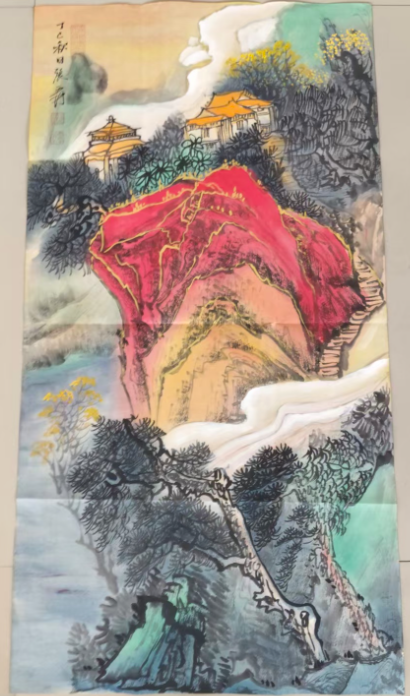 张大千《山水图》-嘉诚艺术