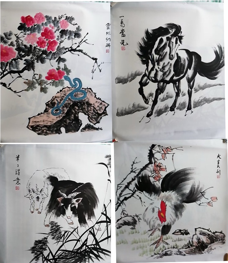 温叶强《十二生肖图》-嘉诚艺术