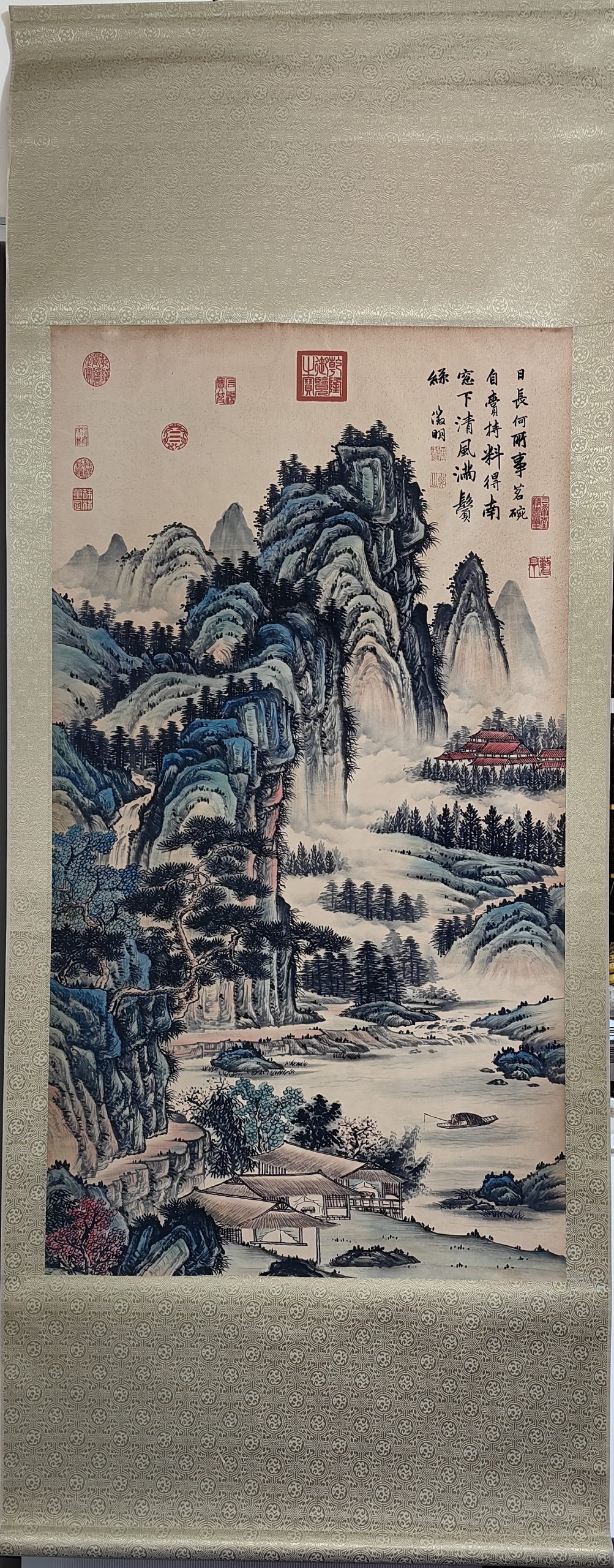 文徽明《松壑鸣泉》-嘉诚艺术
