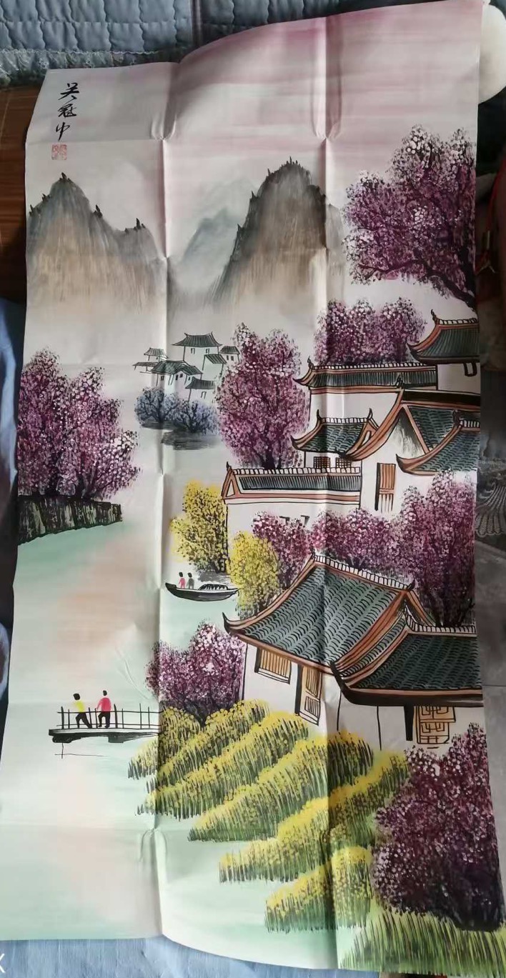 吴冠中《江南水乡》-嘉诚艺术