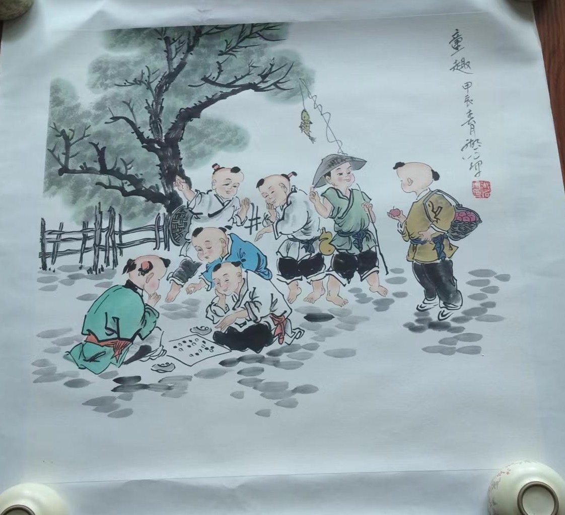 胡宏源《童趣》-嘉诚艺术