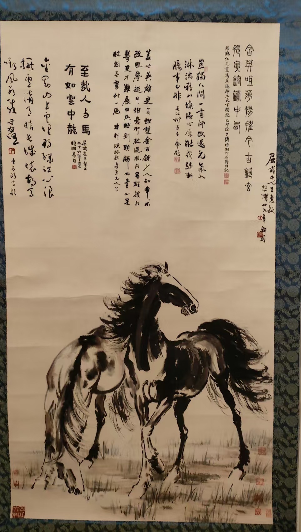 徐悲鸿《奔马图》-嘉诚艺术