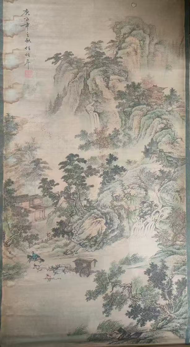 任伯年《山水图》-嘉诚艺术