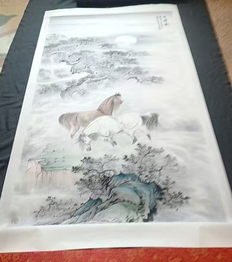 李克成《骏马图》-嘉诚艺术