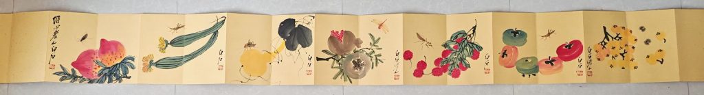 图片[1]-齐白石《花卉草虫册》-嘉诚艺术