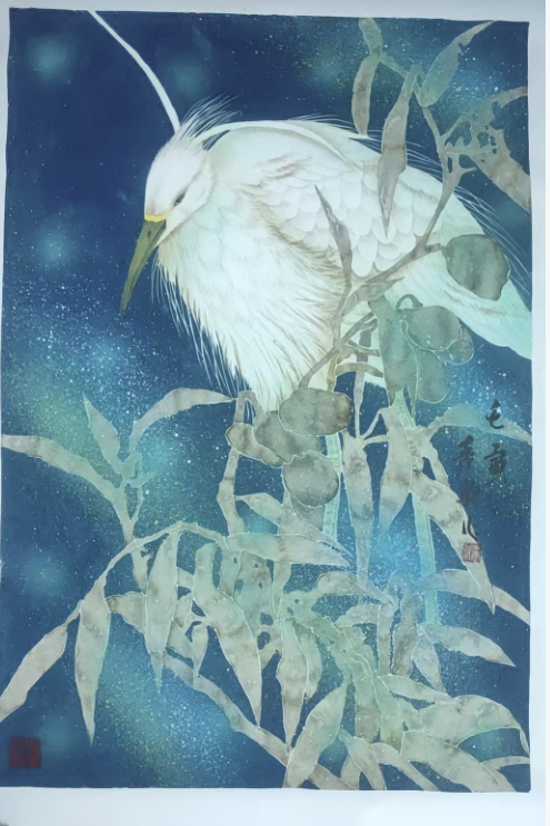 王秀欣《白鹭》-嘉诚艺术
