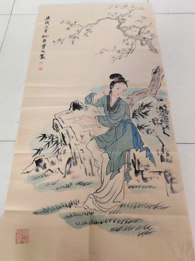 仇英《人物图》-嘉诚艺术