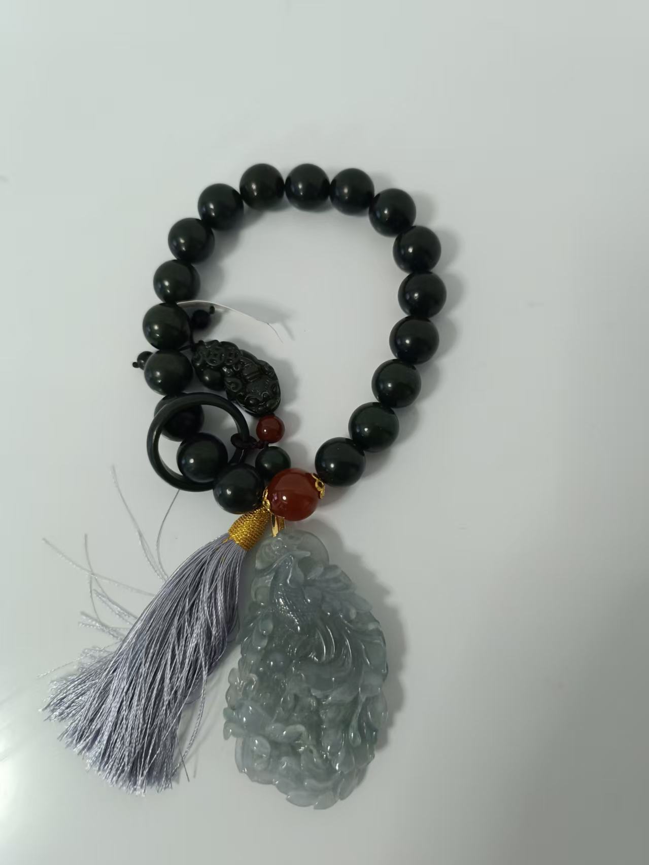 翡翠《凤戏牡丹》杨 峰-嘉诚艺术