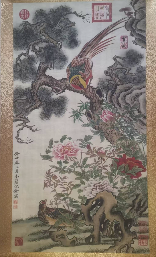 沈铨《花鸟图》-嘉诚艺术