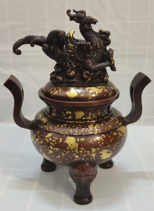 宣德年制《鎏金瑞兽香炉》-嘉诚艺术