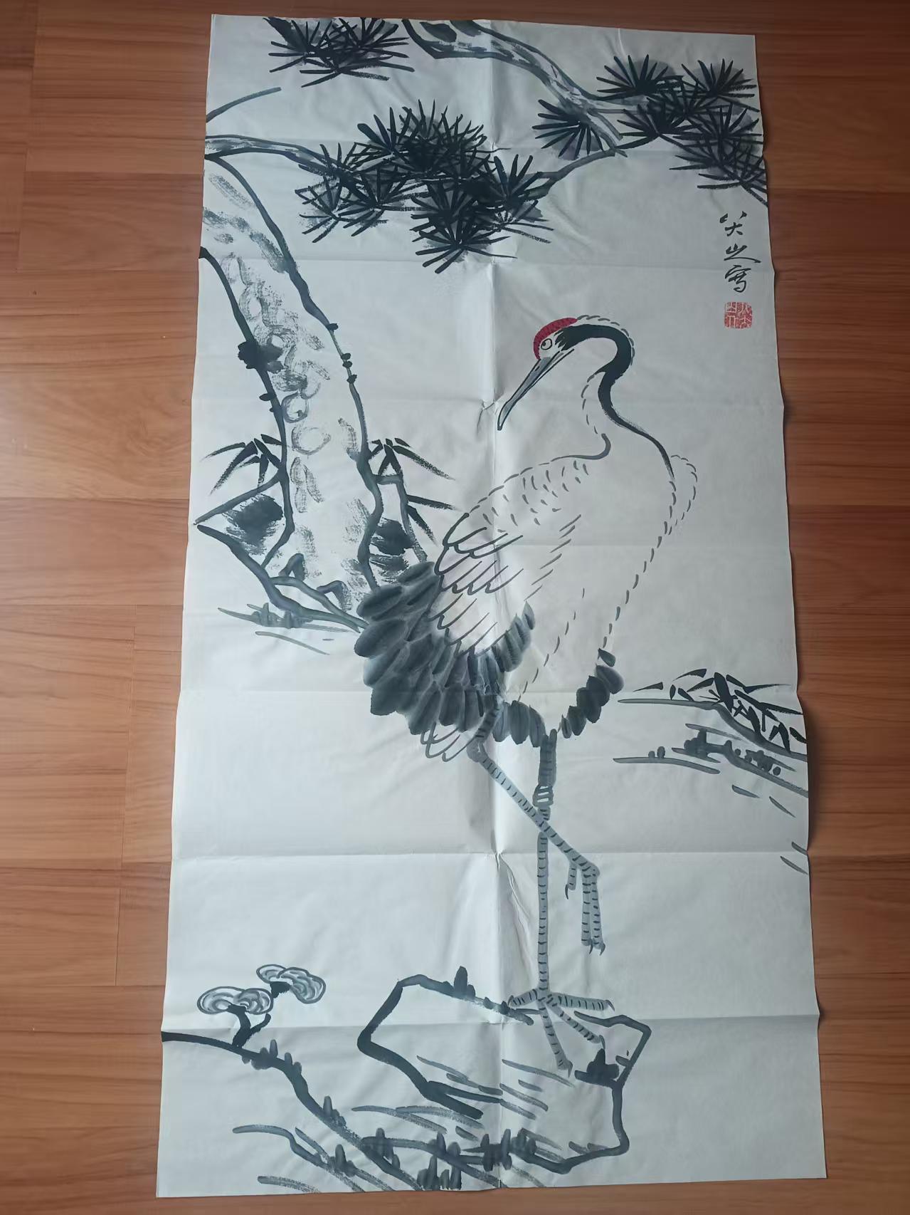 八大山人（朱耷）《松鹤延年》-嘉诚艺术