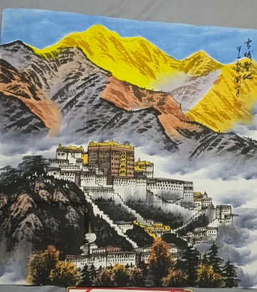 关山月《雪域圣地》-嘉诚艺术
