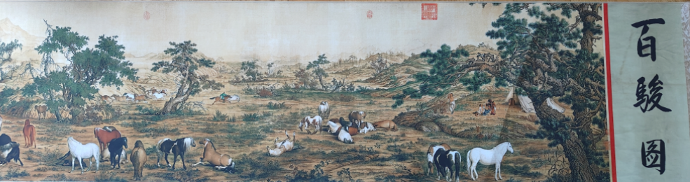 朗世宁《百骏图》-嘉诚艺术
