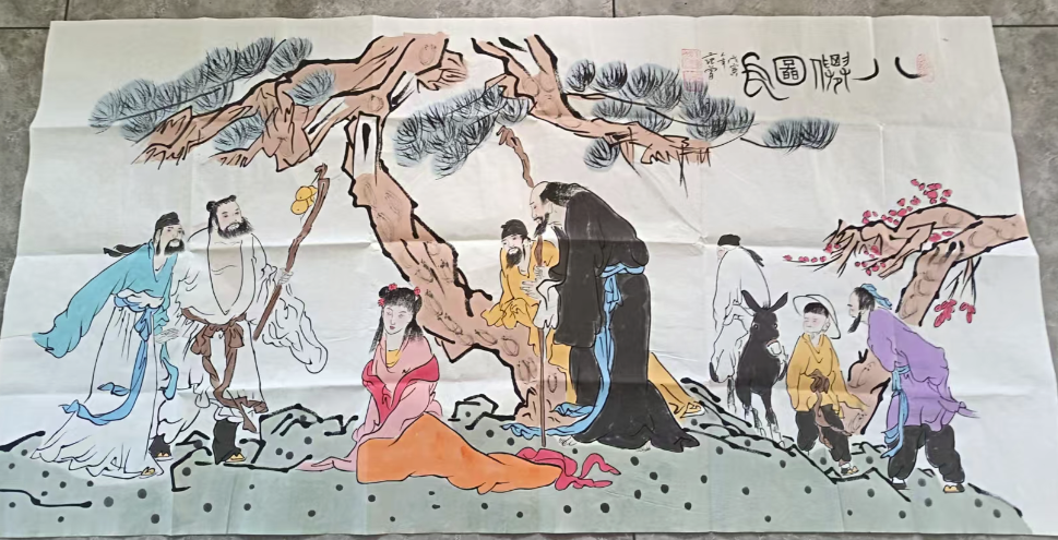 范曾《八仙图》-嘉诚艺术