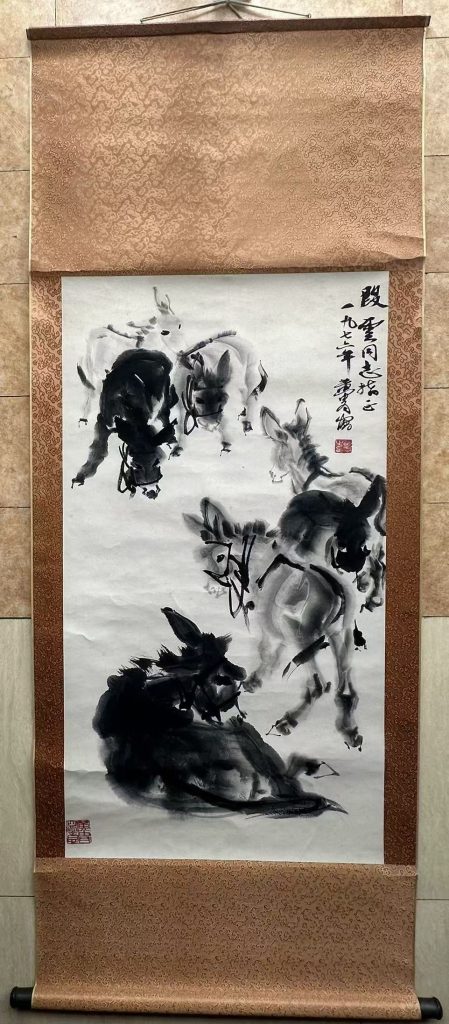 图片[1]-黄胄《毛驴图》-嘉诚艺术