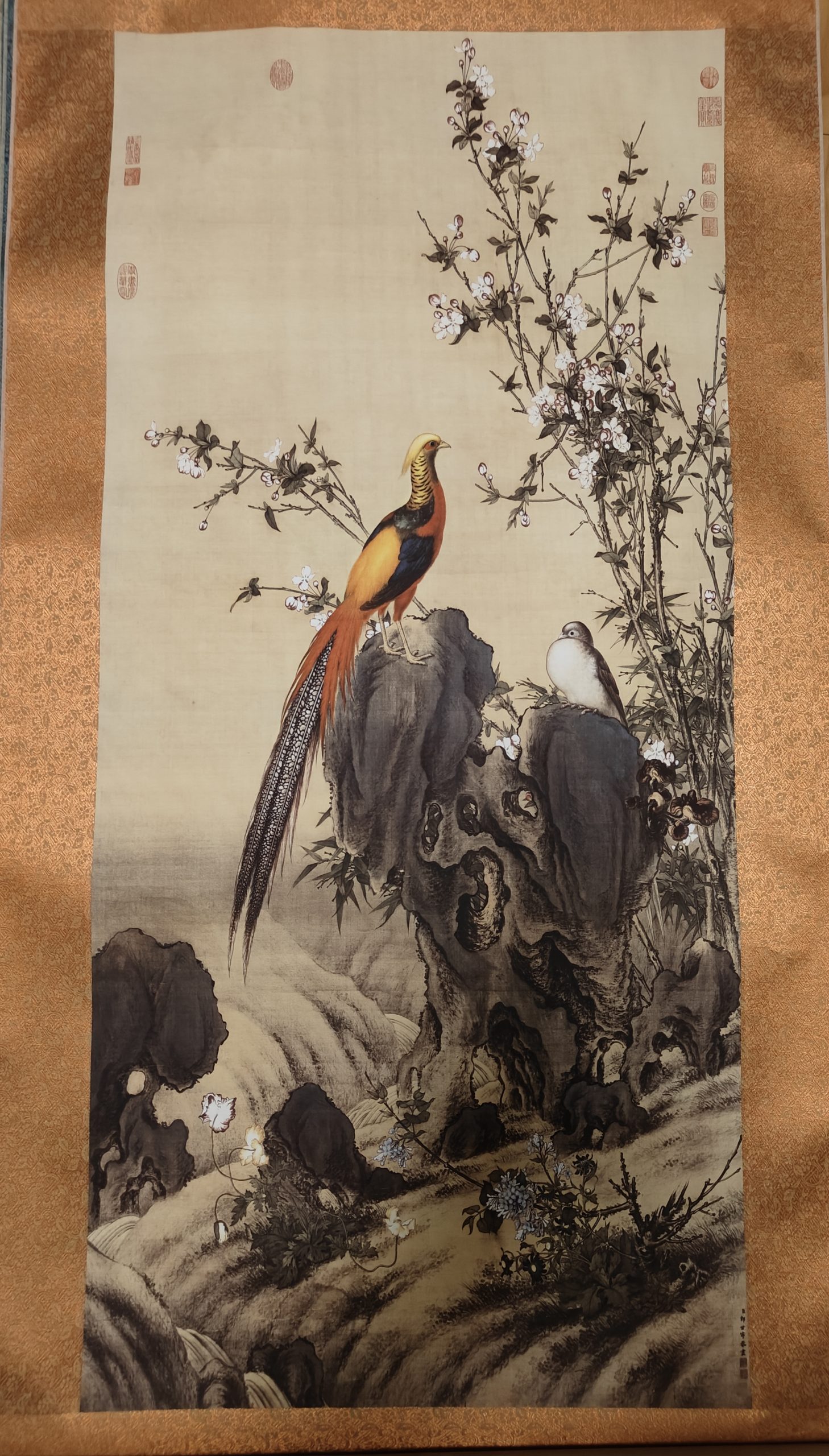 郎世宁《锦春图》-嘉诚艺术