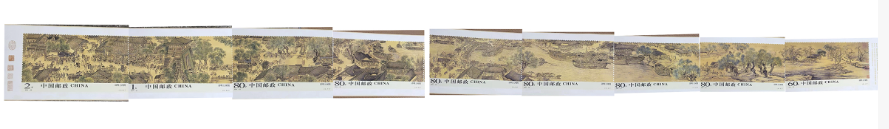 丝绸大邮票珍藏版《清明上河图》-嘉诚艺术