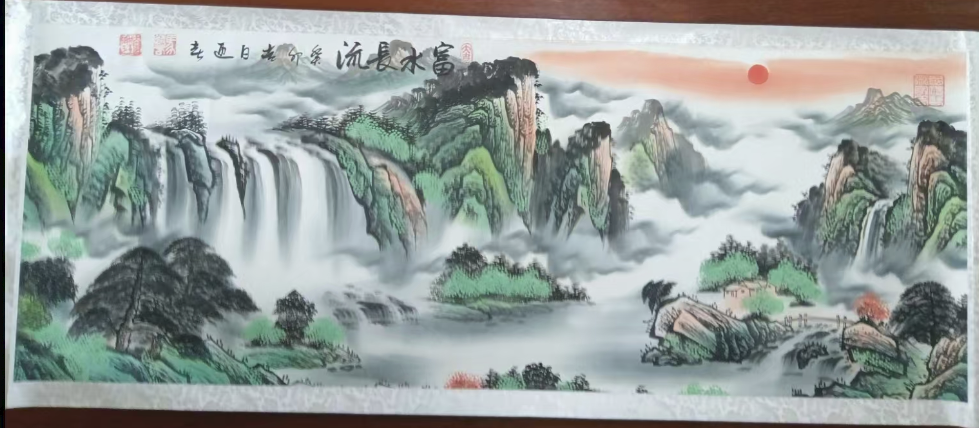 马迎春《富水长流》-嘉诚艺术