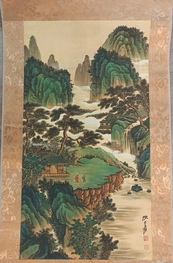 张大千《山水图》-嘉诚艺术