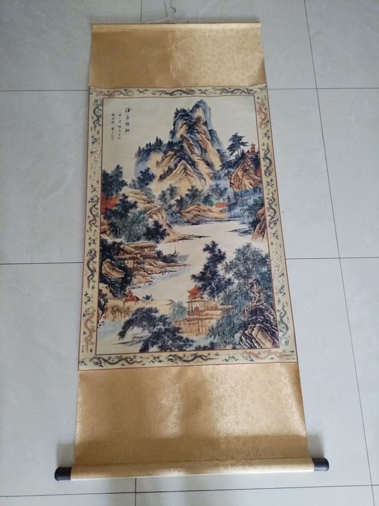 图片[1]-查士标《溪亭独眺》-嘉诚艺术