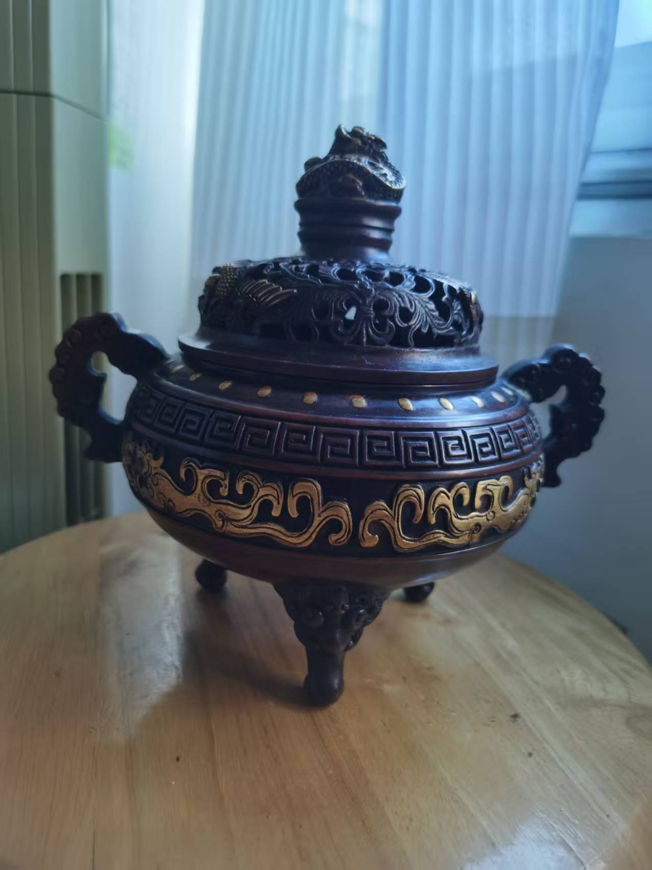 宣德年制《狮腿香炉》-嘉诚艺术