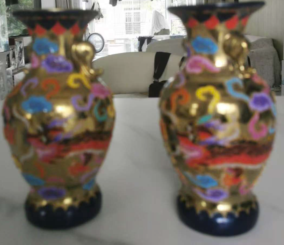 寿成殿款《掐丝珐琅双耳瓶》清凉寺御制一对-嘉诚艺术