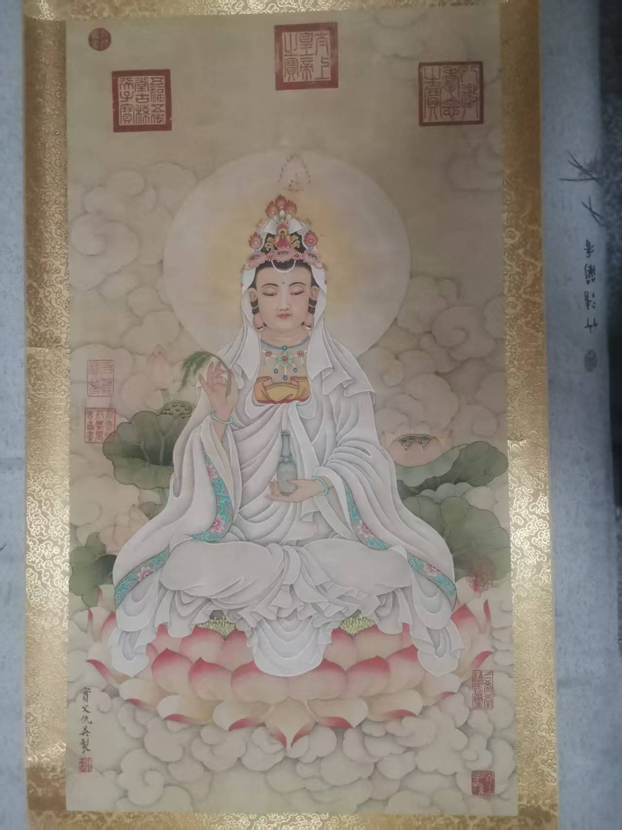 仇英《观音大士》-嘉诚艺术