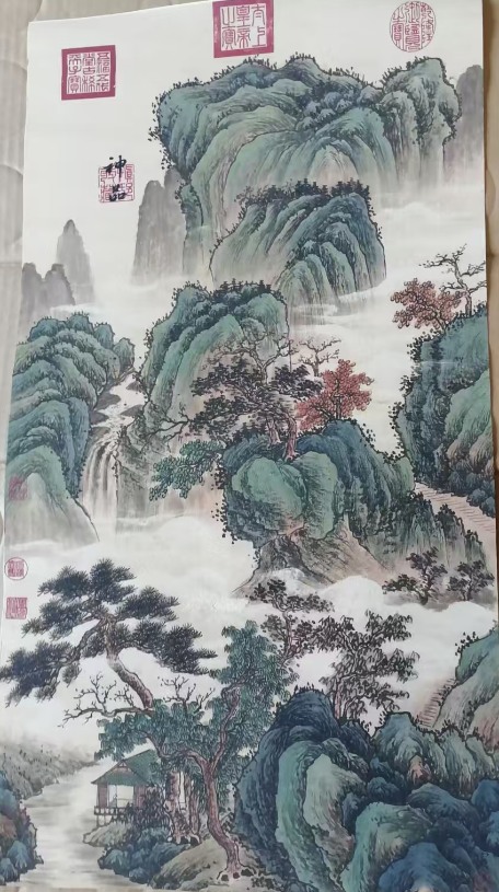 唐寅《人间仙境》-嘉诚艺术