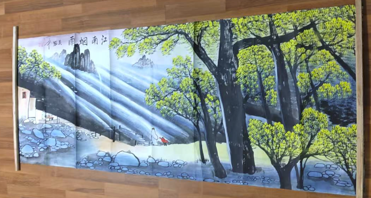 吴冠中《江南烟雨》-嘉诚艺术