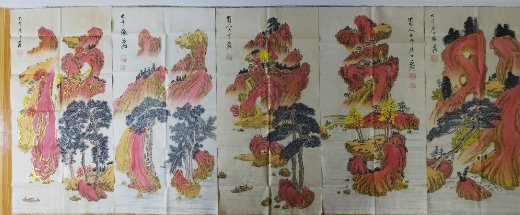 张大千《福禄寿喜财》-嘉诚艺术