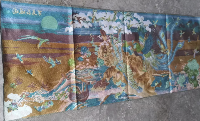 图片[2]-宫廷刺绣《百鸟朝凤图》-嘉诚艺术