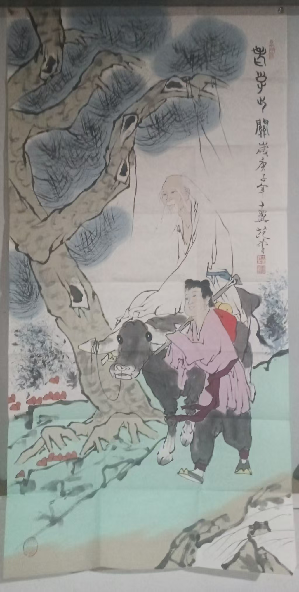 范曾《老子出关》-嘉诚艺术